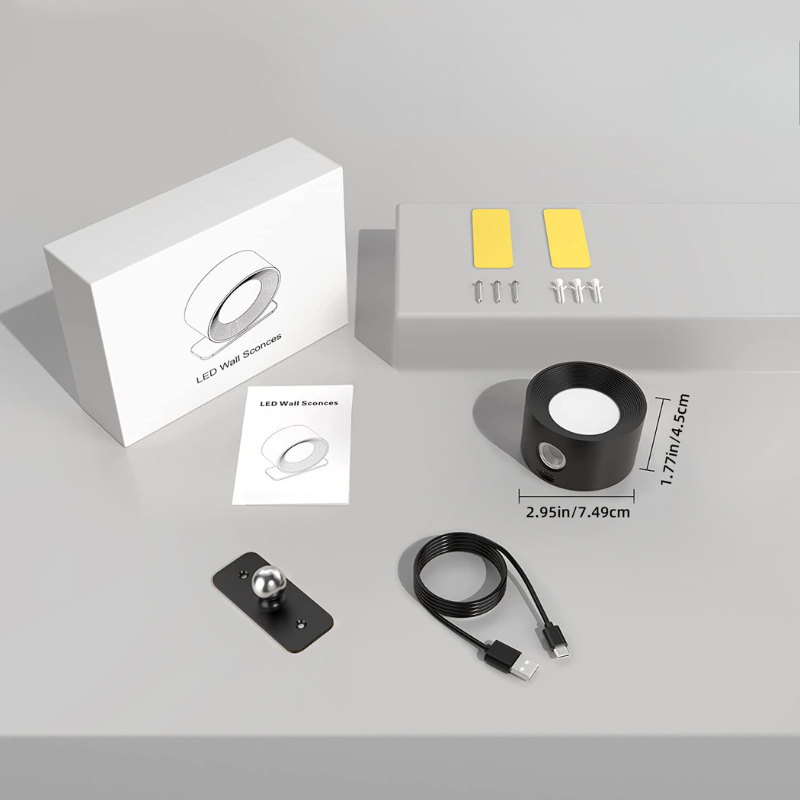 BowLift | TouchGlow Touch-Activated Mood Light | Adjustable Brightness & Three Color Temperatures for Personalized Ambiance
