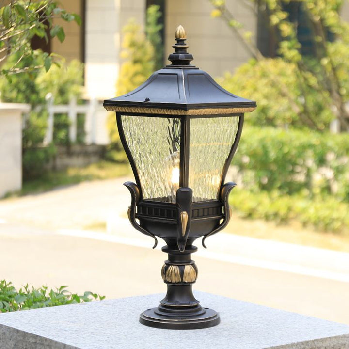 BowLift | LumaLux Solar Outdoor Lantern | Weatherproof | Solar Powered | Garden Lighting for Terrace and Entry Area