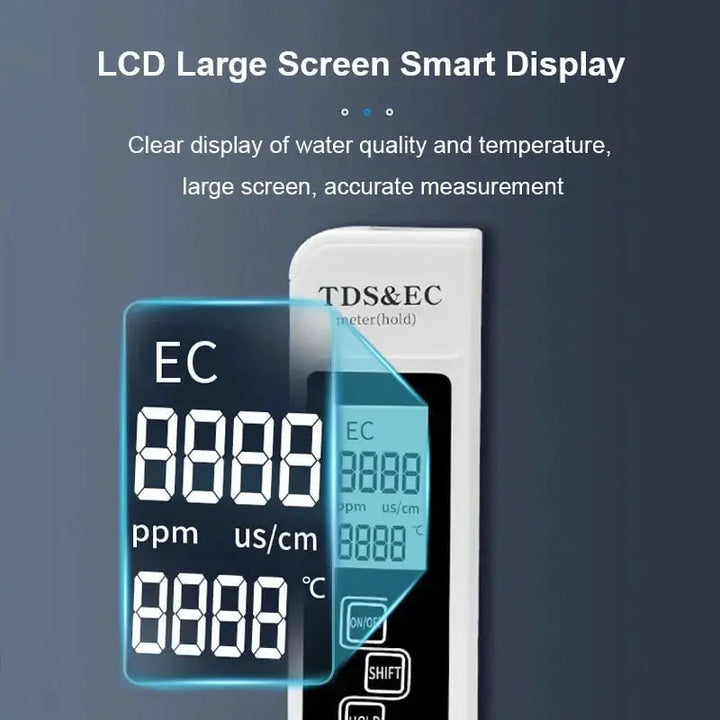 BowLift | Digital 3-in-1 Water Quality Tester