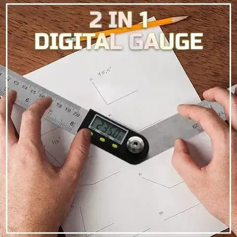 BowLift | Digital angle measuring device with ruler – precisely measure angles & lengths