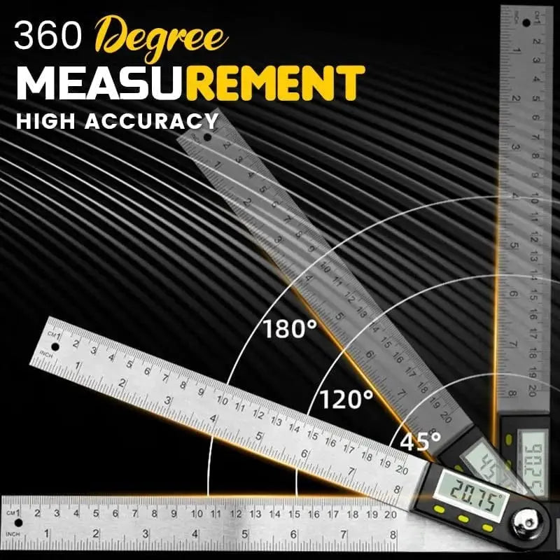 BowLift | Digital angle measuring device with ruler – precisely measure angles & lengths