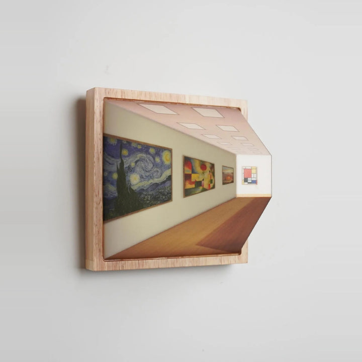 BowLift | DimenLamp - 3D LED Lamp - Modern Wall Decoration - Unique Gift Idea