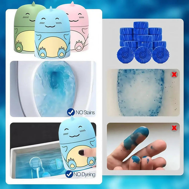 BowLift | Dino Toilet Cleaner & Fragrance Stone – Cleans automatically with every flush