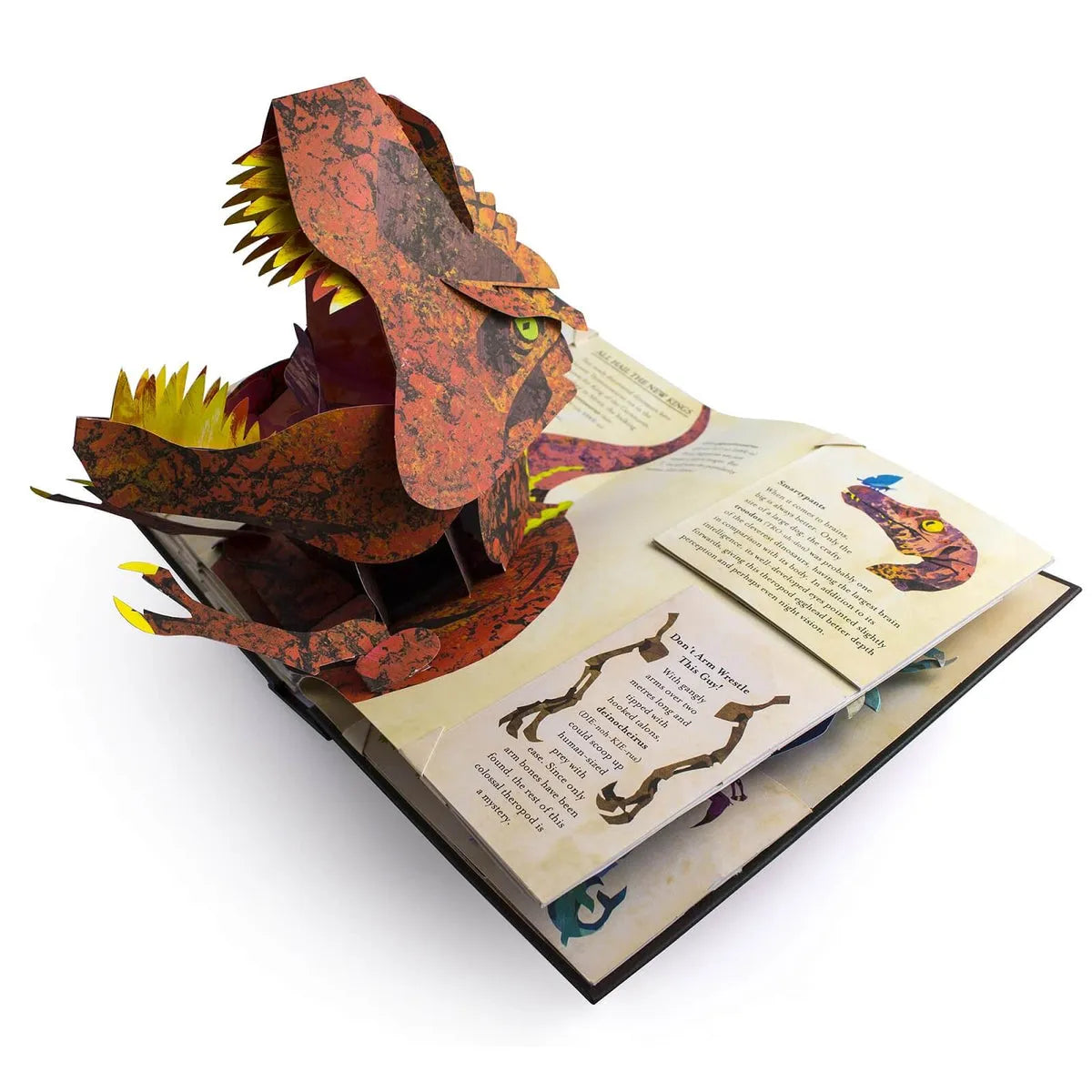 BowLift | DinoWorld 3D Pop-Up Book | Prehistoric Dinosaurs & Sea Monsters | Hardcover