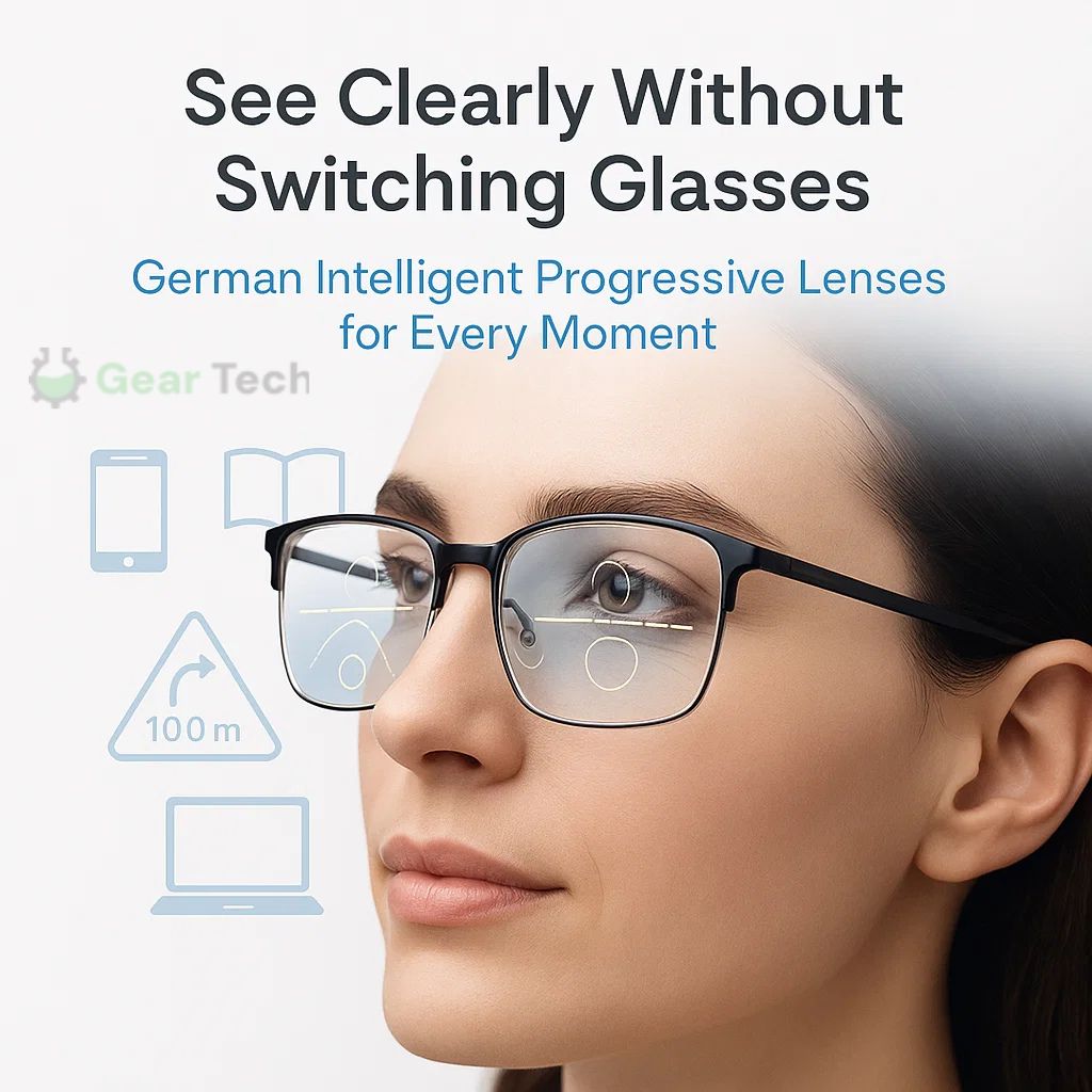 BowLift | Progressive Multifocal Glasses for Clear Vision - German Intelligent Design for Everyday Use