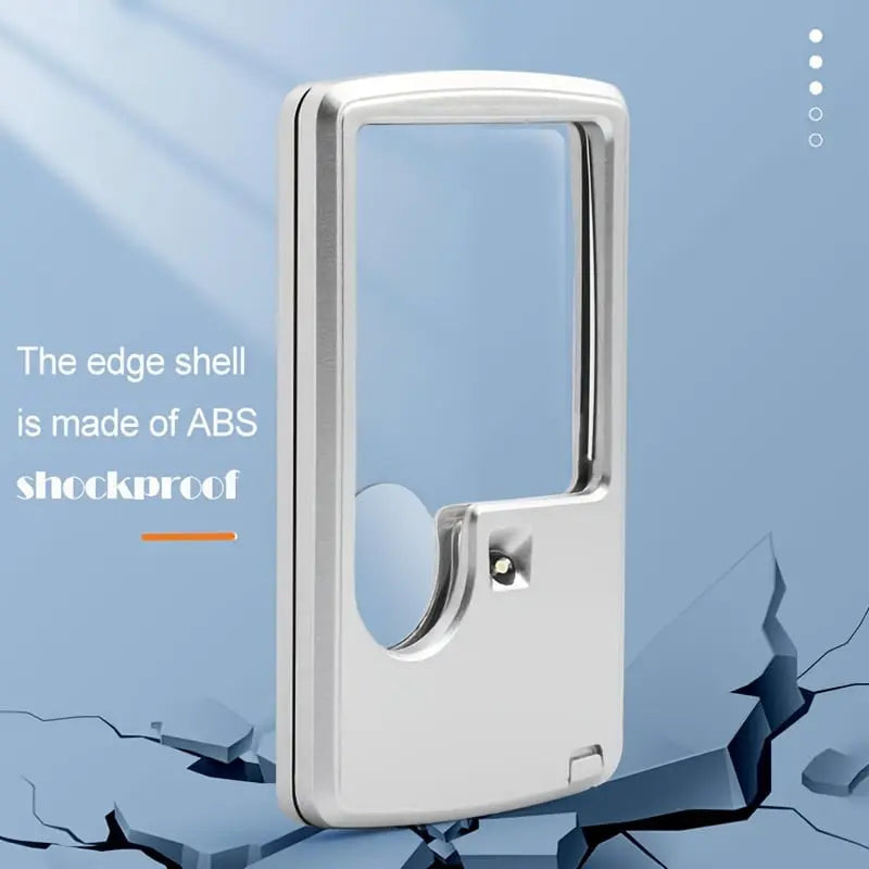 BowLift | Double Lens Magnifier with LED Lighting – Compact and Pocket-Friendly