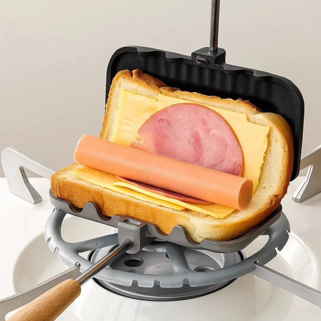 BowLift | Double-sided Sandwich Pan – Non-stick & compact made of aluminum cast