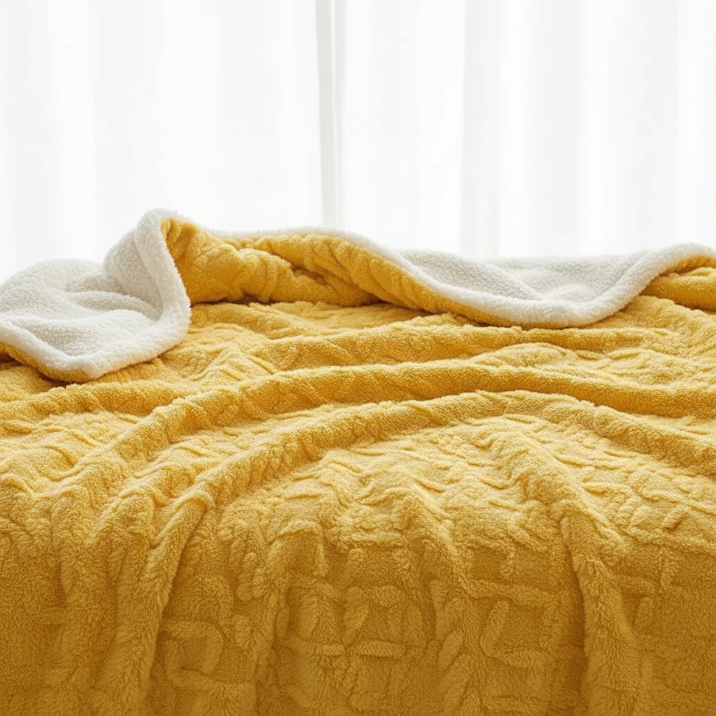 BowLift | WarmHome Winter Blanket – Luxury Lambswool Fleece Blanket with Double-Sided Design