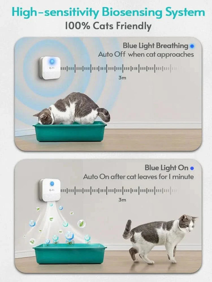 BowLift | Odour neutraliser with motion sensor for cat litter trays