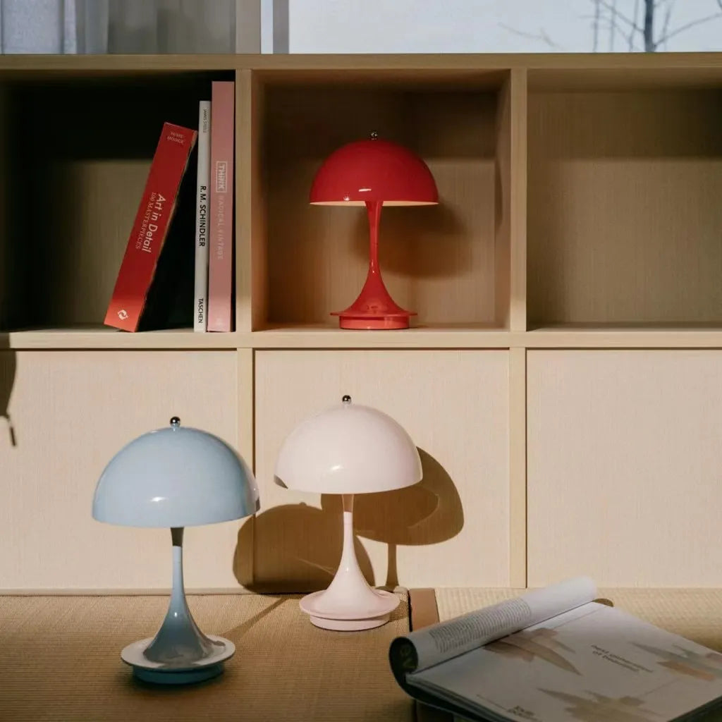 BowLift | EclatéAura Table lamp | Elegant battery LED bedside lamp