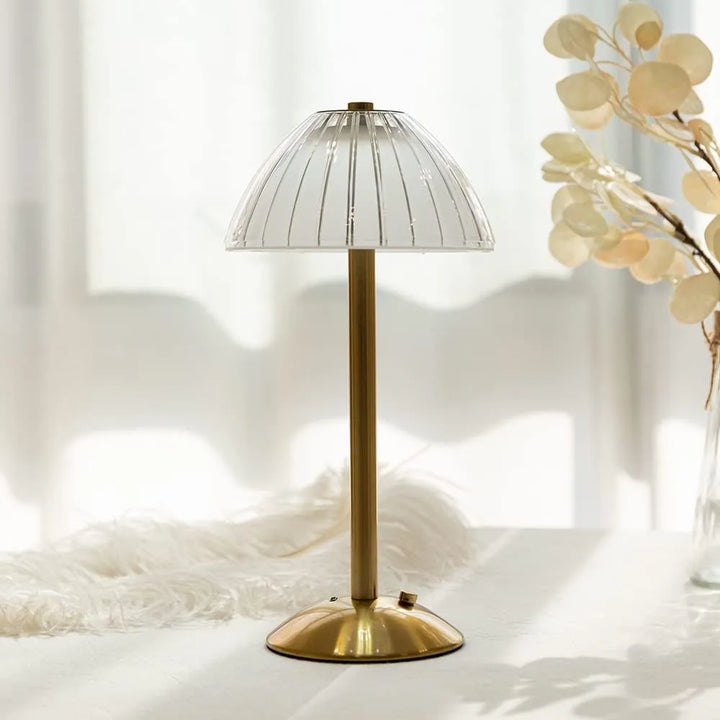 Cordless LED table lamp with dimming function – Eye-friendly bedside lamp for living room and bedroom | Bowlift