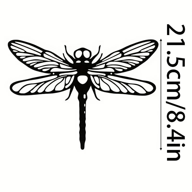 Dragonflies Iron Art Wall Art 3D Metal Sculptured Wall Decoration For Living Room Dining Room Creative Nordic Home Decor | Bowlift