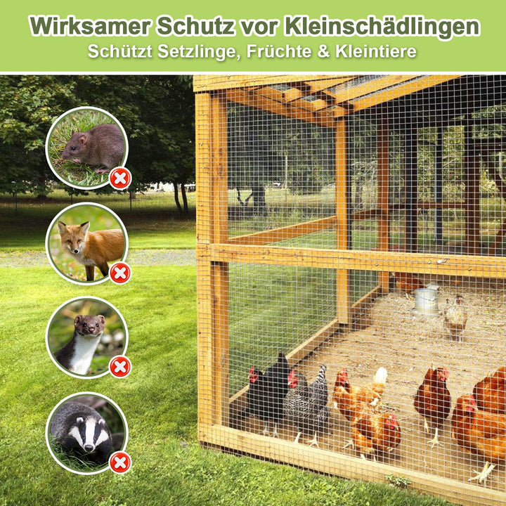 Wire mesh Galvanized 5m/10m Aviary wire Mole mesh | Bowlift