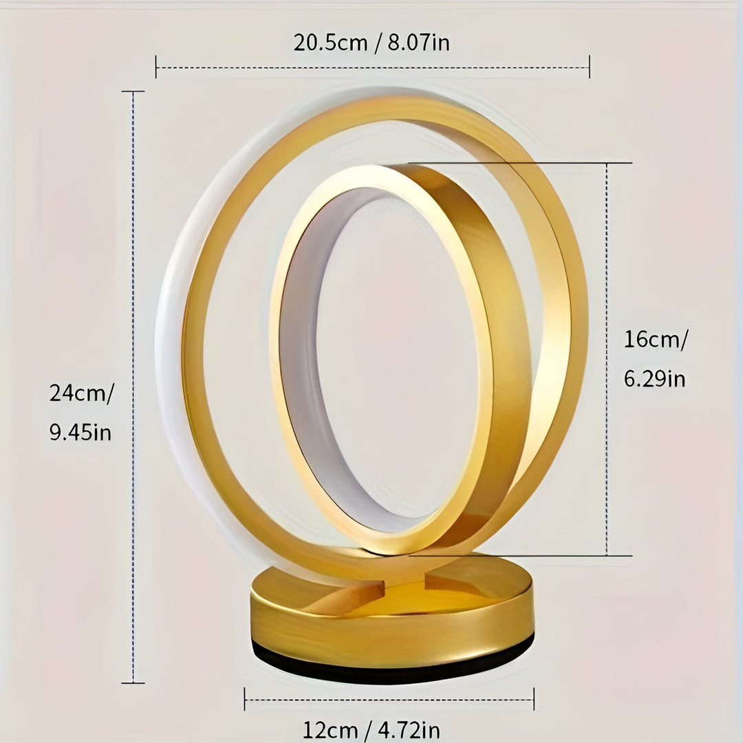 BowLift | Modern Dimmable Table Lamp - Stylish Metal Design with USB