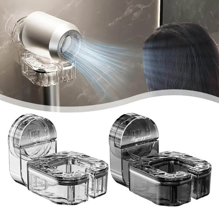 BowLift | Redatable Hair Dryer Holder — Drill-Free 360° Swivel Organizer