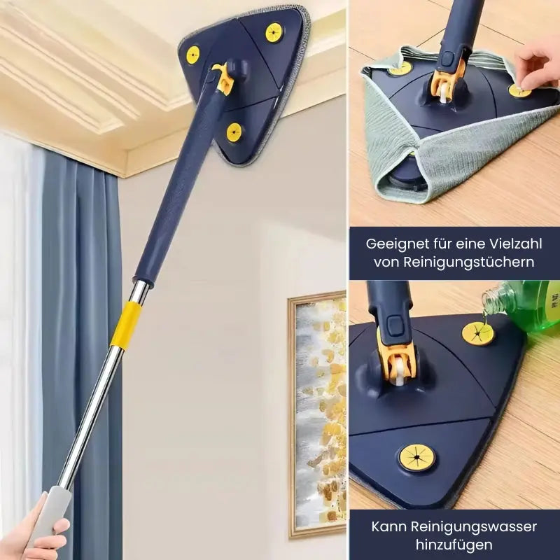 BowLift | Triangular Mop with 360° Redation and Easy Wringing