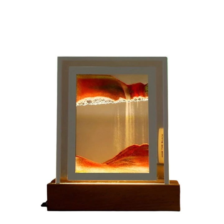 Hypnotic Sand Art Lamp with Soothing LED Light Bowlift