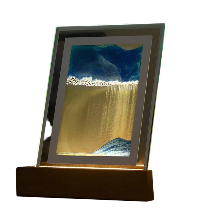 Hypnotic Sand Art Lamp with Soothing LED Light Bowlift