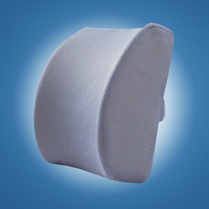 DriveEase | Car Lumbar Support Cushion – Memory Foam Relief – Breathable Mesh – Ideal for Commute & Long Drives Bowlift