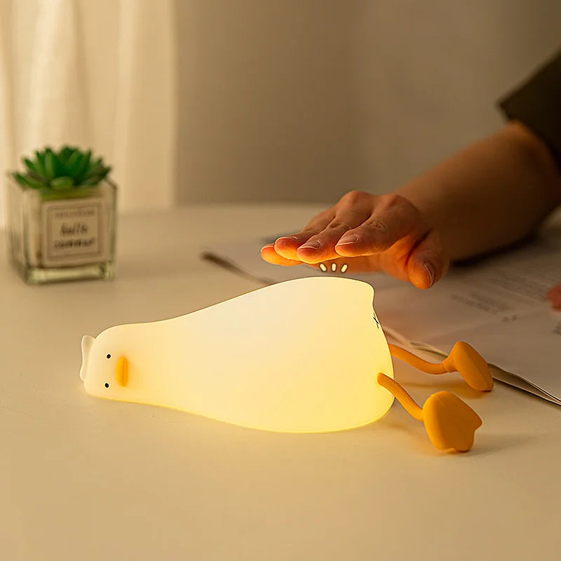 BowLift | QuackyGlow LED Duck Mood Light | Funny Night Lamp | LED Decoration for Home & Children's Room