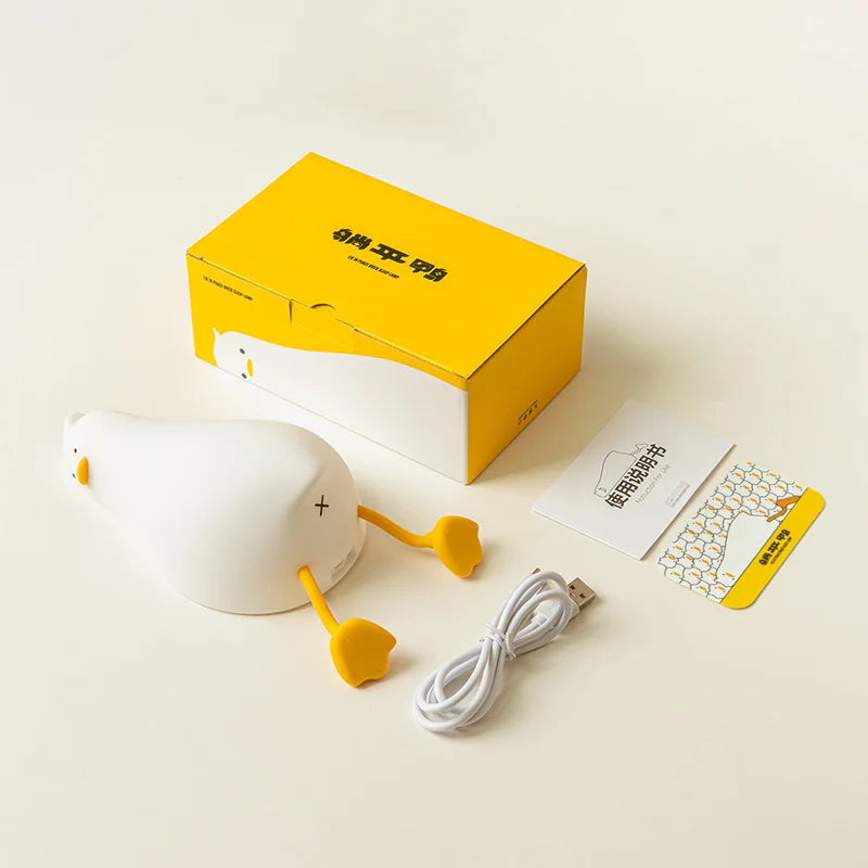 BowLift | QuackyGlow LED Duck Mood Light | Funny Night Lamp | LED Decoration for Home & Children's Room