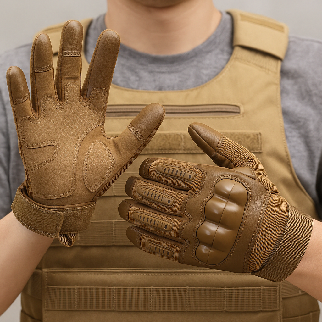BowLift | Men's Tactical Hard Knuckle Work Gloves | Impact Resistant