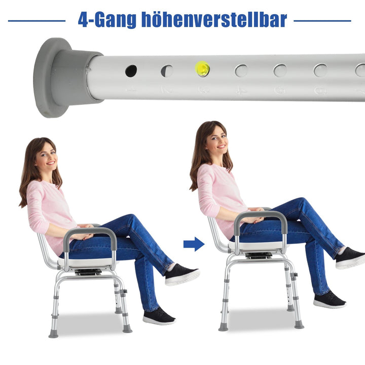 Shower chair Shower stool 360°rotatable | Bowlift