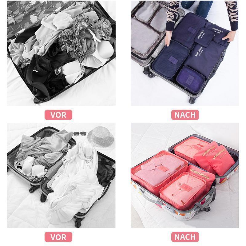 BowLift | 6-Piece Travel Set Storage Cubes for Clothes and Accessories