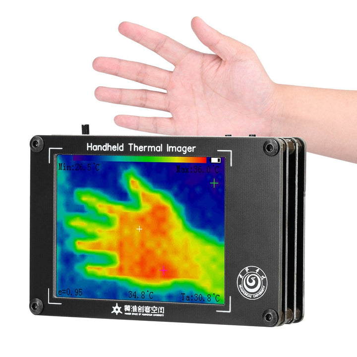 Portable Infrared Thermal Imaging Camera -40~300℃, 3.4 Inch LCD Display, portable digital thermal camera with temperature sensors