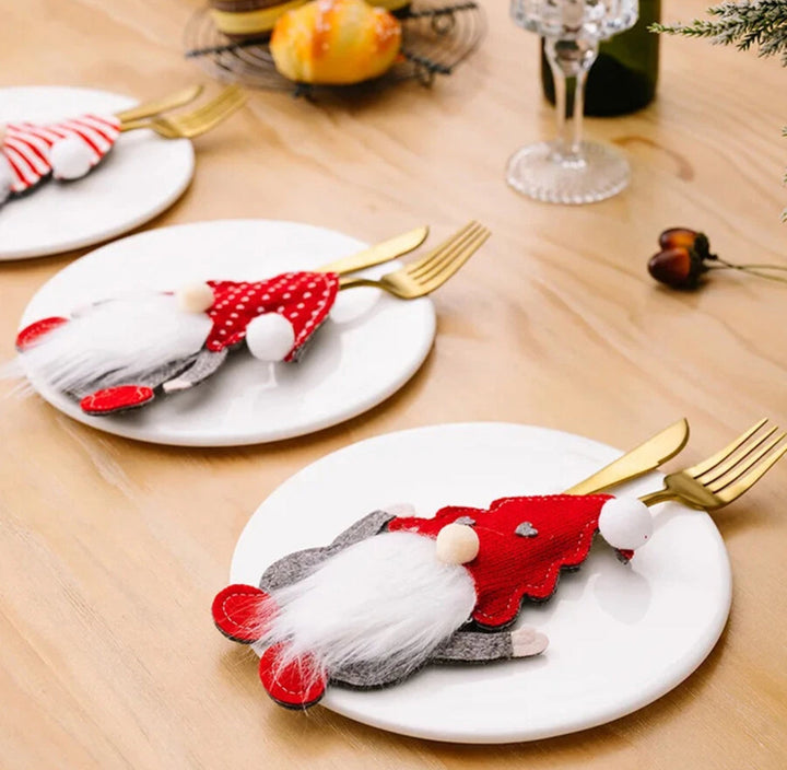 BowLift | 5pc Christmas Gonk Cutlery Holder