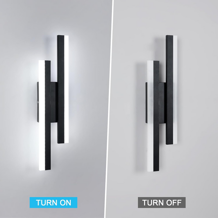 BowLift | LED Wall Light Acrylic Metal Wall Sconce Lighting Fixture