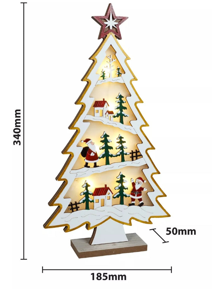 BowLift | Light Up Christmas Tree Village Scene