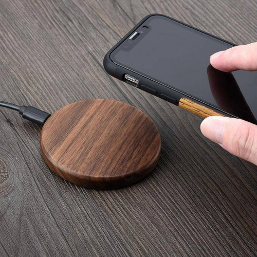 BowLift | Qi Fast Charger with Natural Bamboo Design