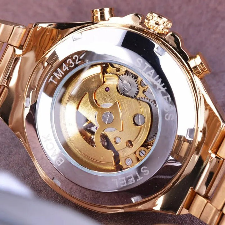 BowLift | Luxurious Mechanical Watch with Golden Shine