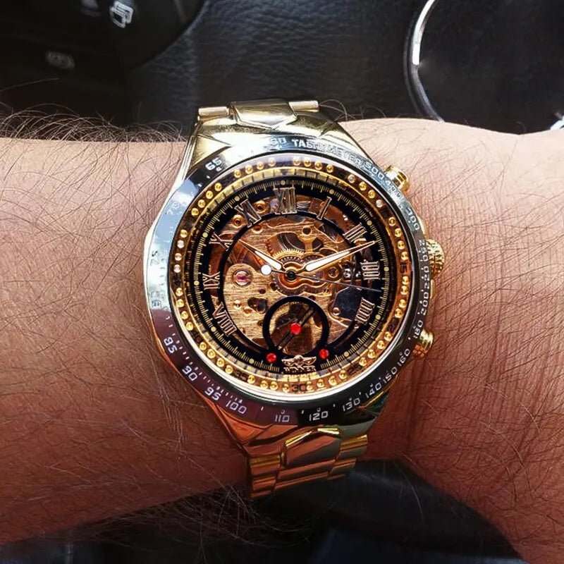 BowLift | Luxurious Mechanical Watch with Golden Shine