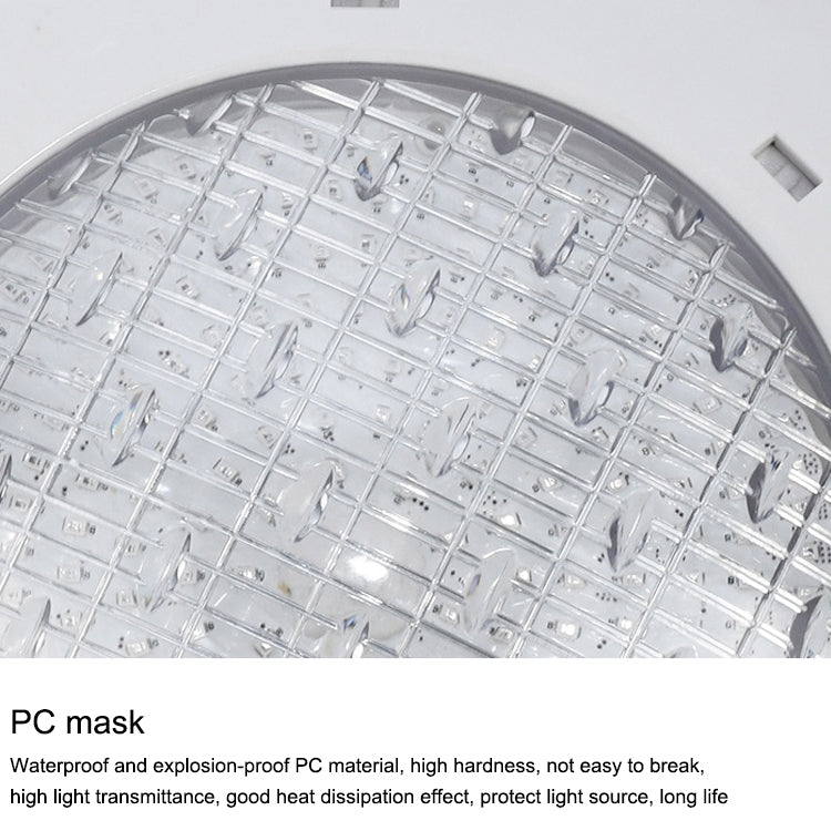 BowLift | 18x3W ABS plastic pool wall lamp underwater light (White)