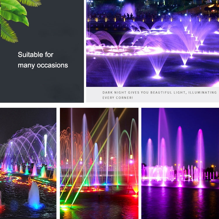 BowLift | 18W Landscape Colored Color Change Ring LED Stainless Steel Underwater Fountain Light (Colorful)