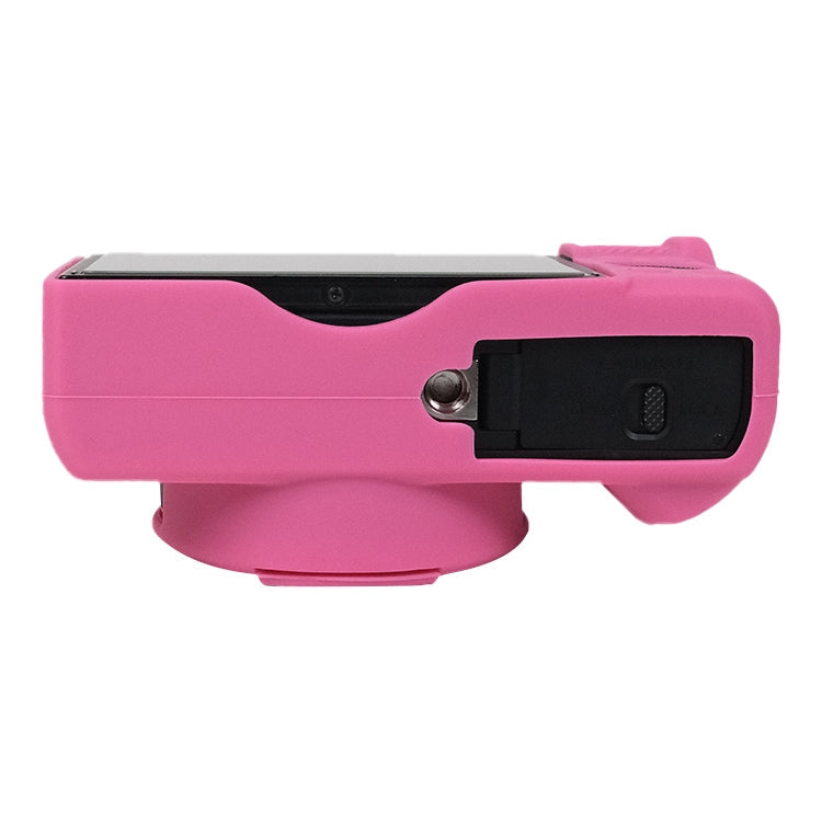 BowLift | For Canon PowerShot G7 X Mark III / G7X3 Soft Silicone Protective Case with Lens Cap (Rose Red)