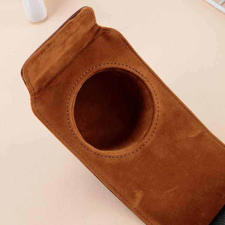 BowLift | For FUJIFILM X100VI Full Body Leather Camera Case Bag with Strap (Coffee)