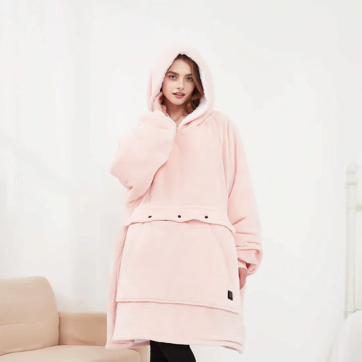 BowLift | USB heated blanket hoodie for intense warmth