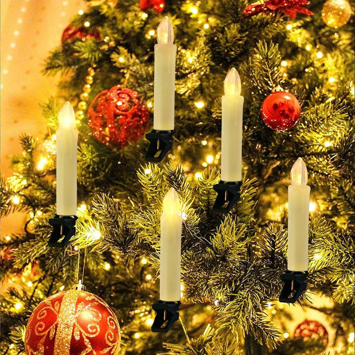BowLift | Flameless Christmas Candle Set with Gentle LED Glow