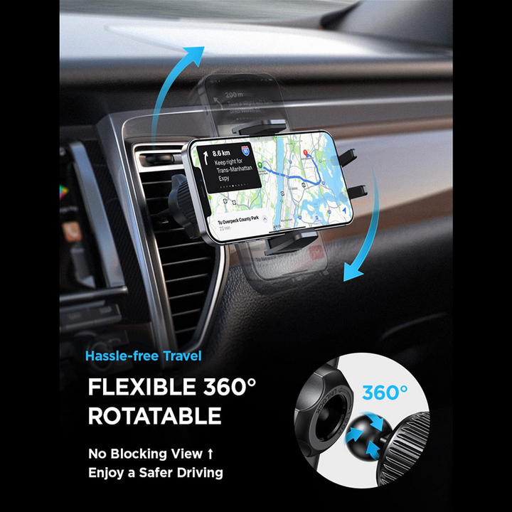 Air Fan Car Holder Bowlift