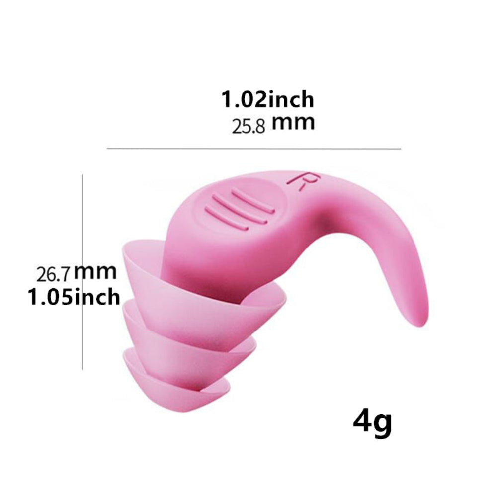 BowLift | Earplugs Noise Reduction Reusable Soft Silicone Sleeping