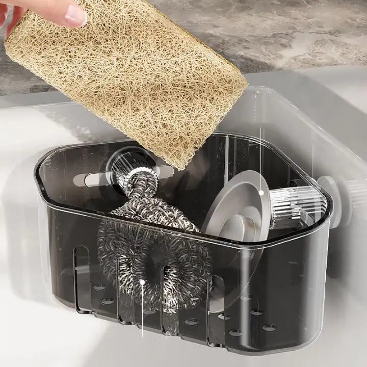 BowLift | Corner Dish Rack with Suction Cup – Space-saving, stable & drill-free