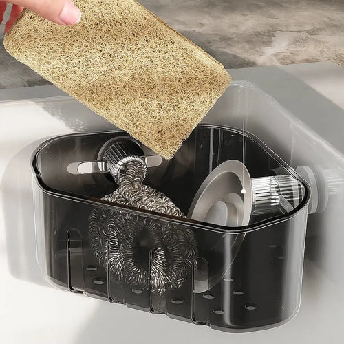 BowLift | Corner shelf with suction cup – Drill-free & space-saving
