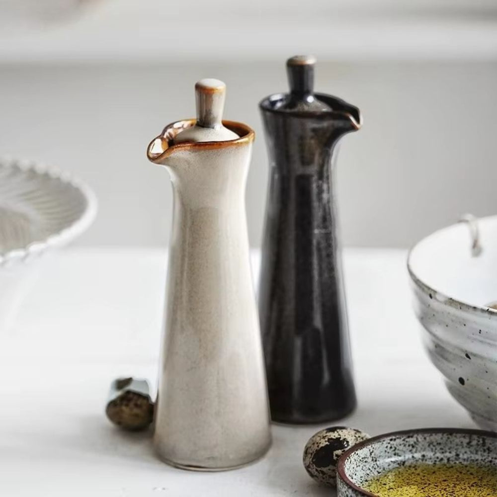 BowLift | EcoPour – Elegant Drip-Free Glass Oil Dispenser | Stylish & Sustainable Kitchen Accessory
