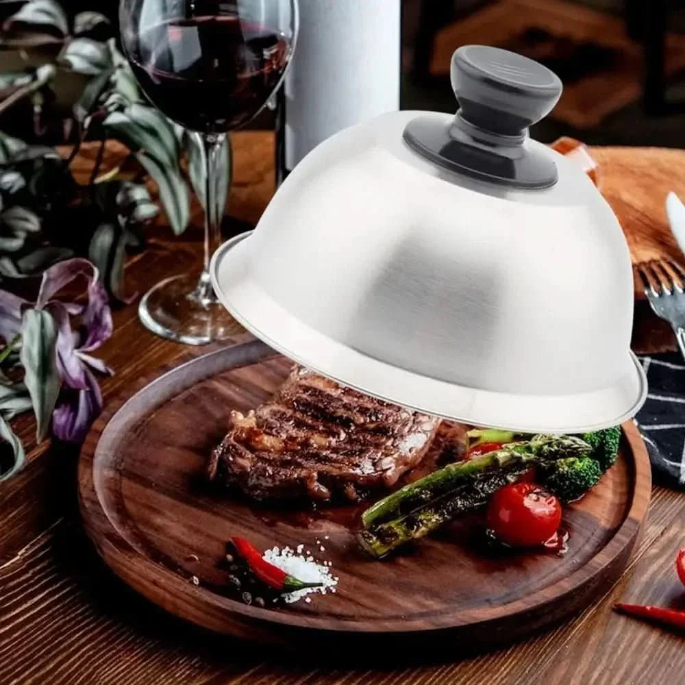 BowLift | stainless steel lid for even cooking & melting