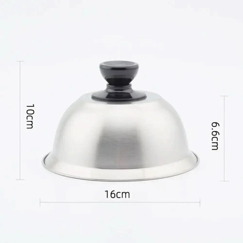 BowLift | stainless steel lid for even cooking & melting