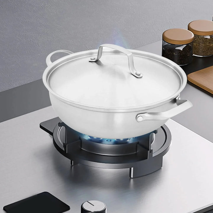 BowLift | Universal stainless steel cooking pot with lid for all types of stoves