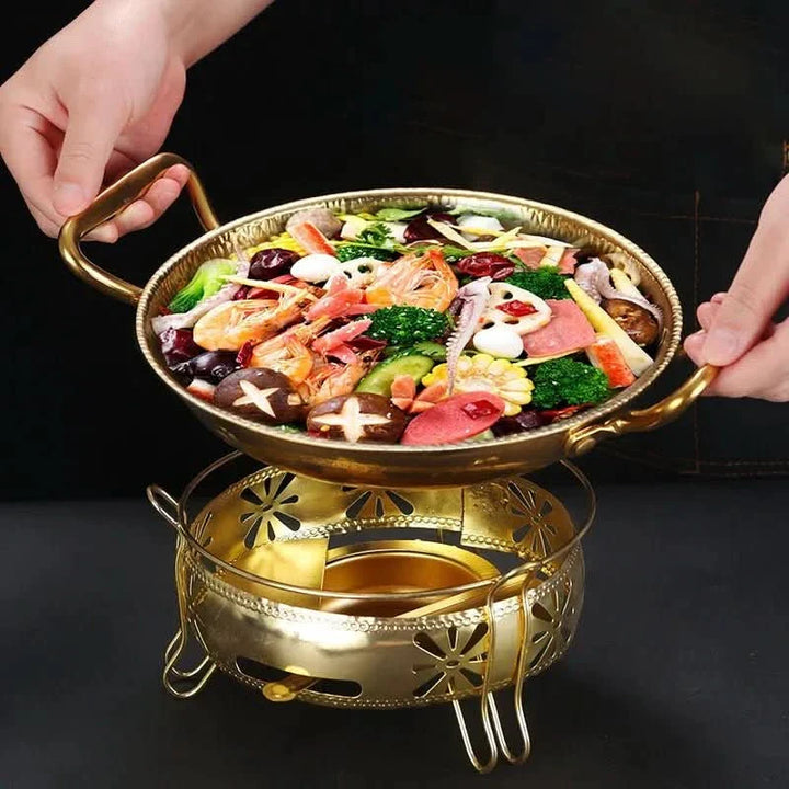BowLift | Hammered stainless steel pot for pans, sauces & versatile cooking
